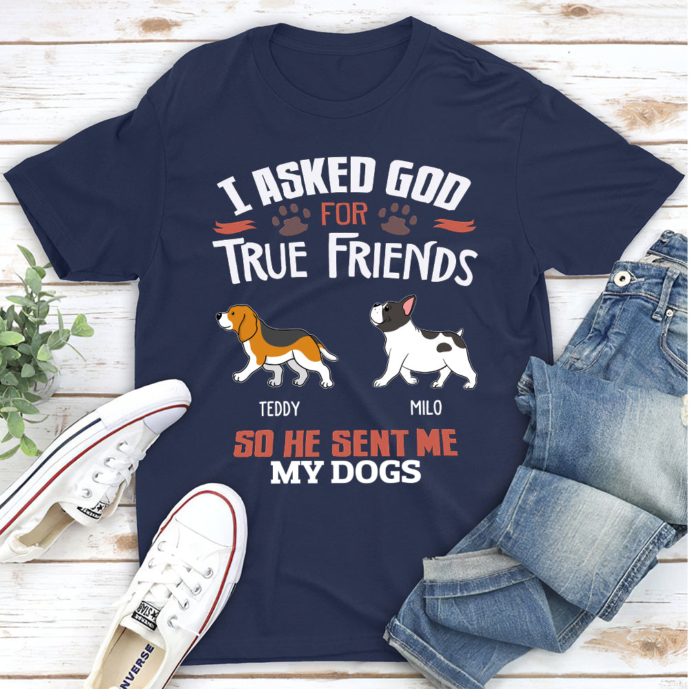 A True Friend - Personalized Custom Unisex T-shirt