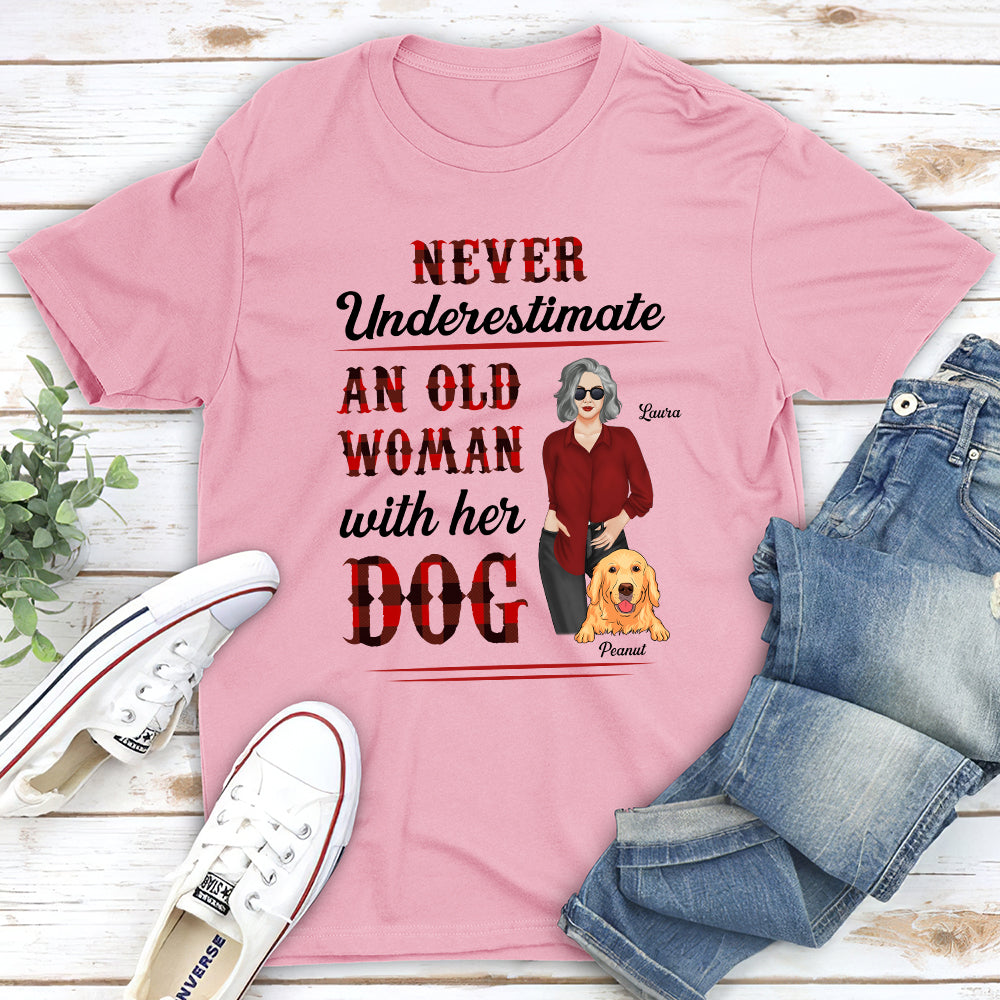 An Old Woman - Personalized Custom Unisex T-shirt
