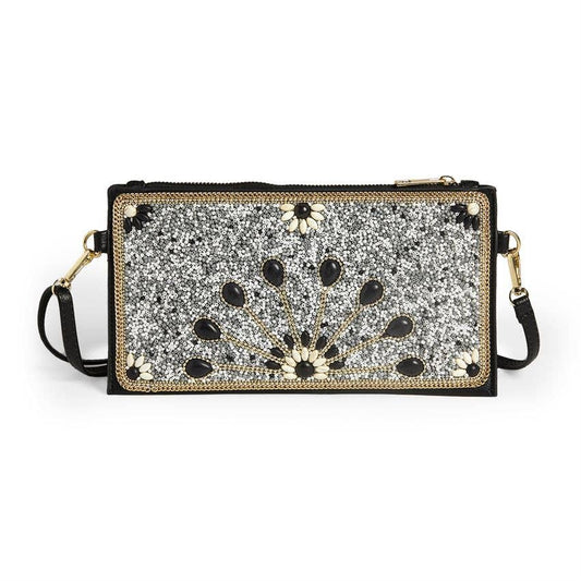 Artisian Beaded Clutch Crossbody