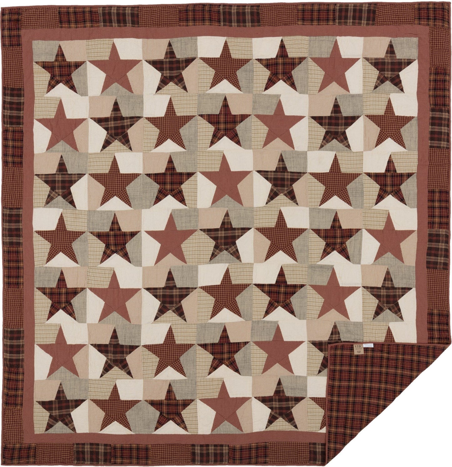 Abilene Star Quilt Queen Quilt- Primitive Star Quilt Shop