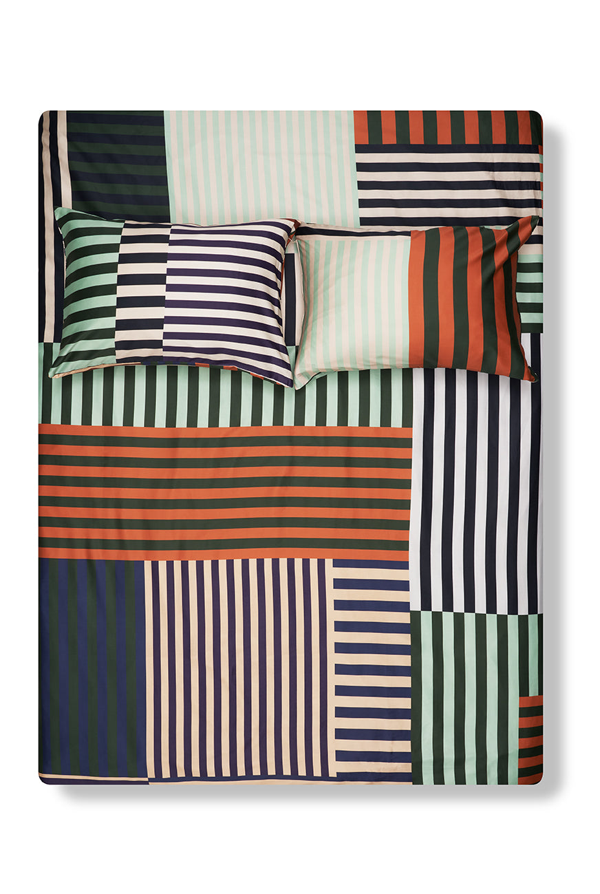 "Aligned Three" Artist Bedding Collection by Céline Cornu