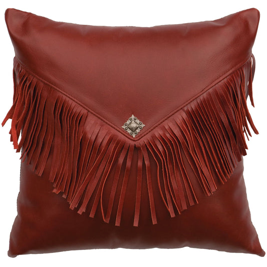 Arizona Sun Leather Back Pillow
