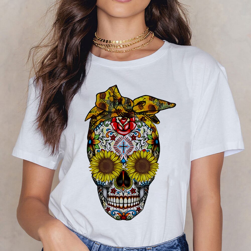 Alpaca Animal Punk Tshirt  Round Neck Attractive Design