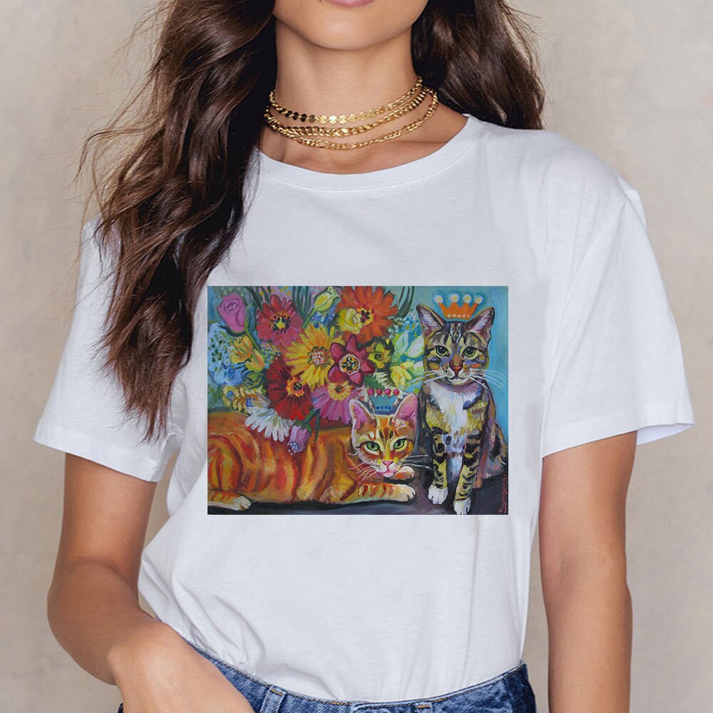 Alpaca Animal Punk Tshirt  Round Neck Attractive Design