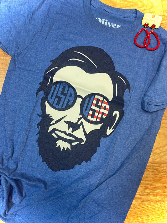 Abe Lincoln USA Tee