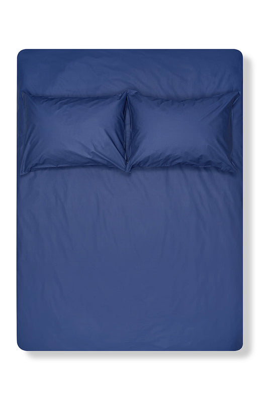 "Marine" Pima Cotton Percale Bedding-Percale Bedding-ZigZagZurich