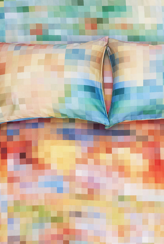 "Meadow Pixel" Artist Bedding Collection by Michele Rondelli