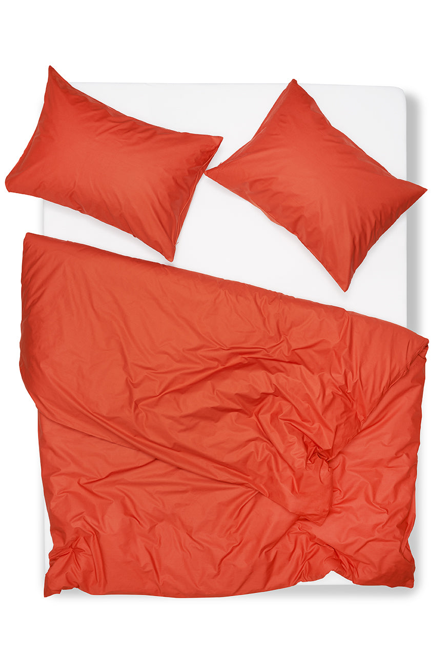 "Mecca Orange " Pima Cotton Percale Bedding