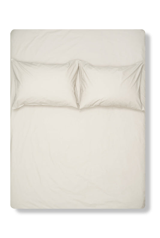 "Mid Grey" Pima Cotton Percale Bedding-Percale Bedding-ZigZagZurich