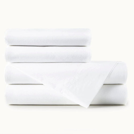 Peacock Alley Sheet Sets - 40 Winks Cotton White Sheets at Fig Linens and Home