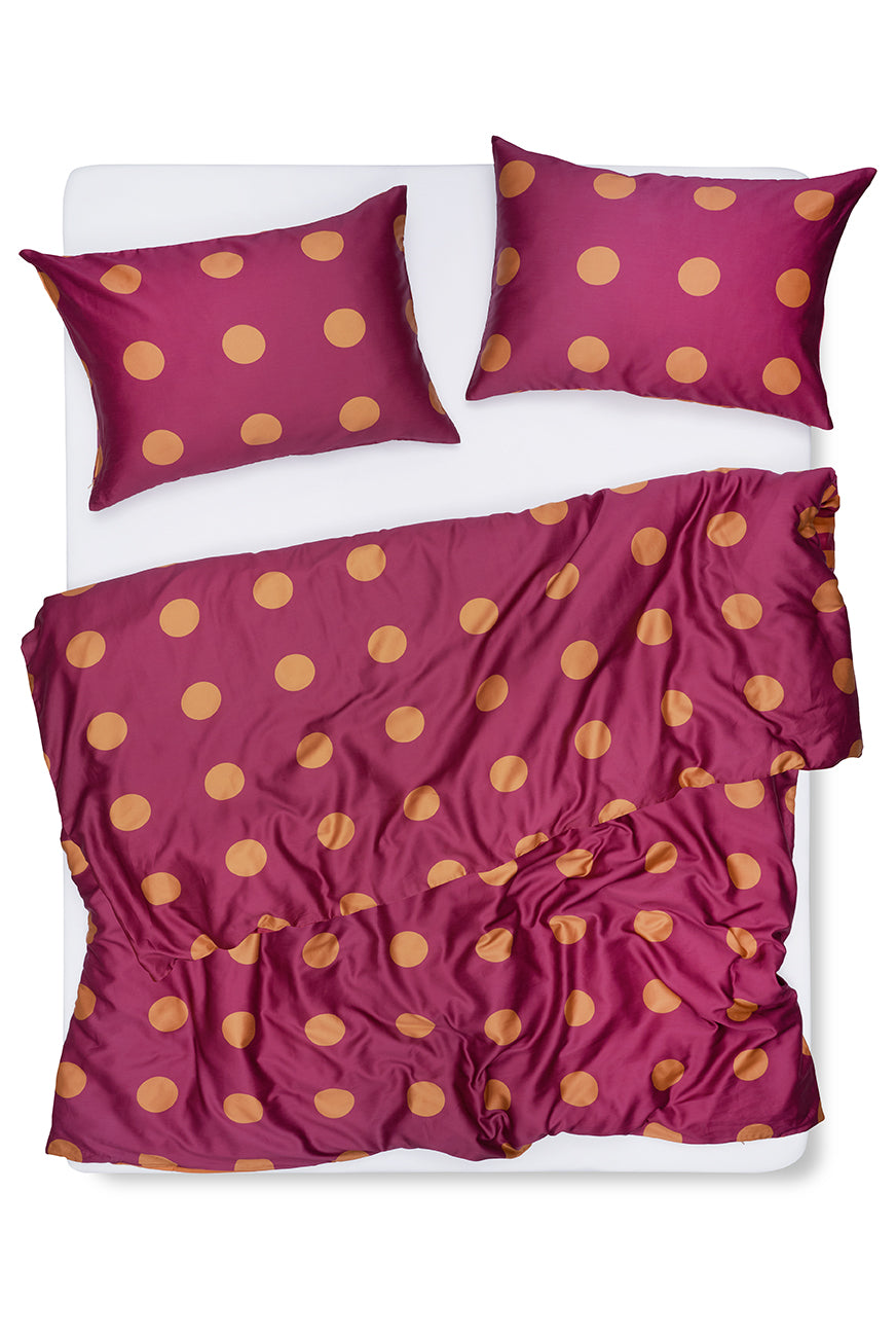 "Spot On Burnt Orange" Artist Bedding Collection by Michele Rondelli
