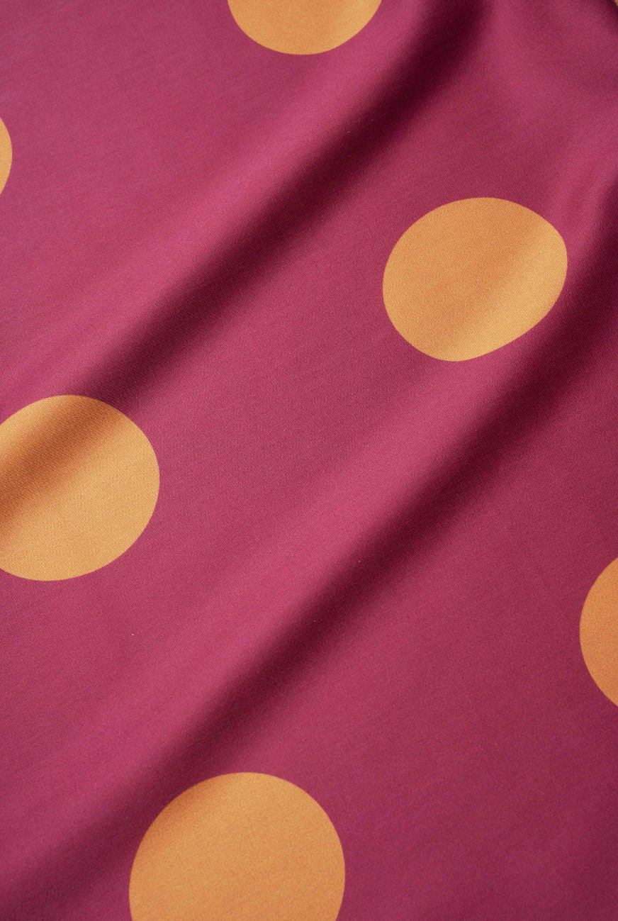 "Spot On Burnt Orange" Artist Bedding Collection by Michele Rondelli