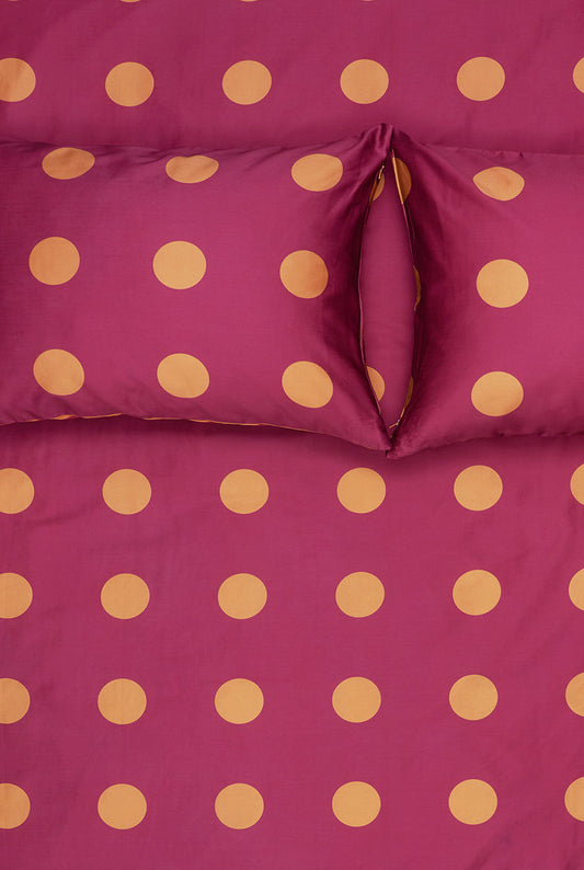 "Spot On Burnt Orange" Artist Bedding Collection by Michele Rondelli