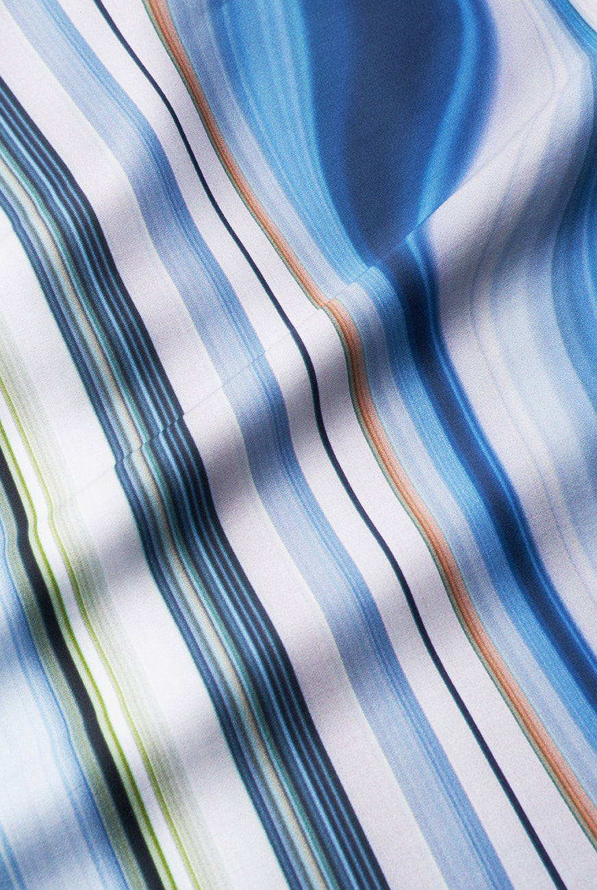 "Stripe Tease Watermarks Two" Artist Bedding Collection by Michele Rondelli