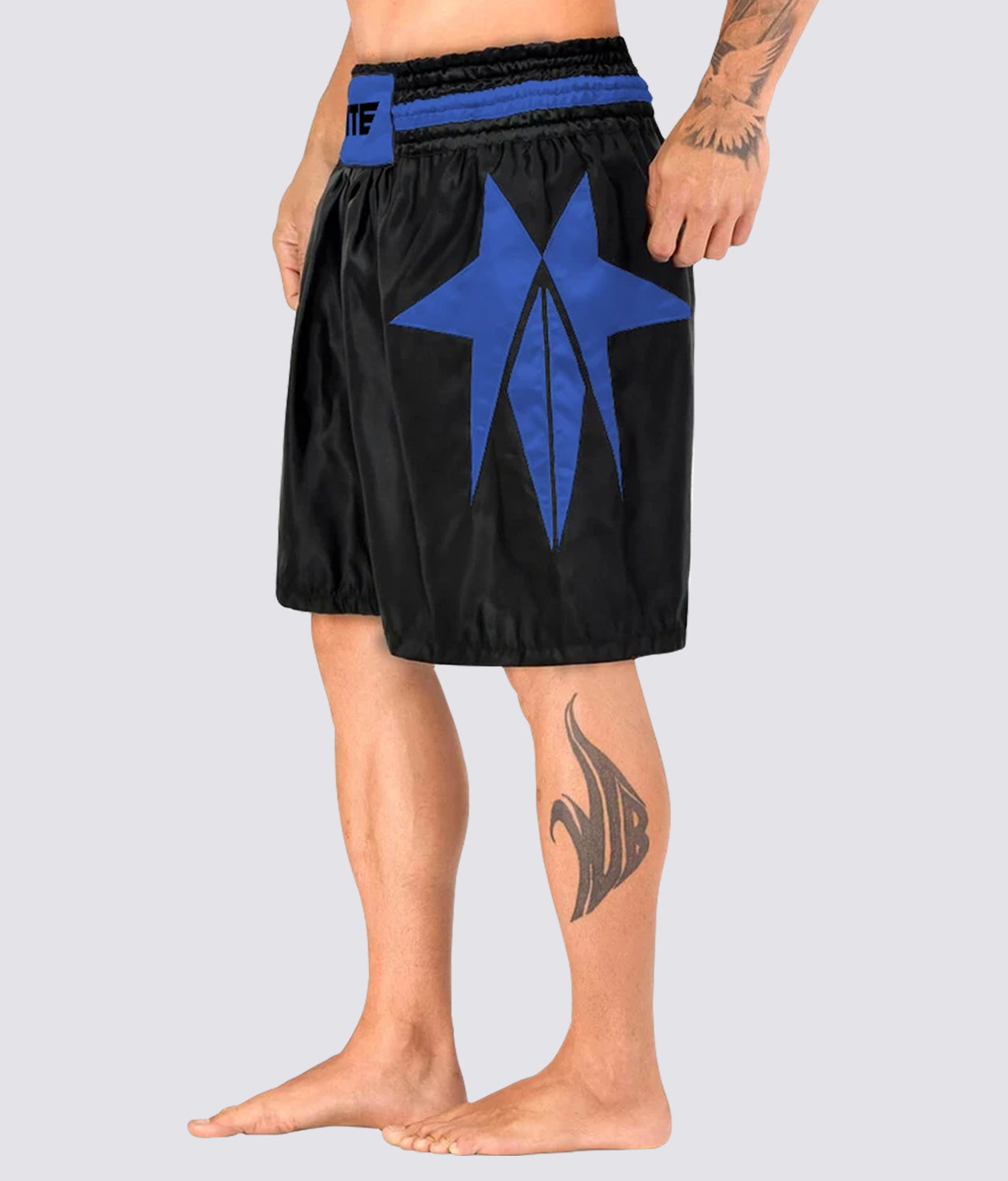 Adults' Star Black/Blue Boxing Shorts