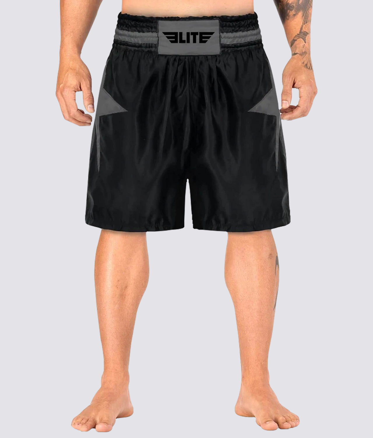 Adults' Star Black/Gray Boxing Shorts