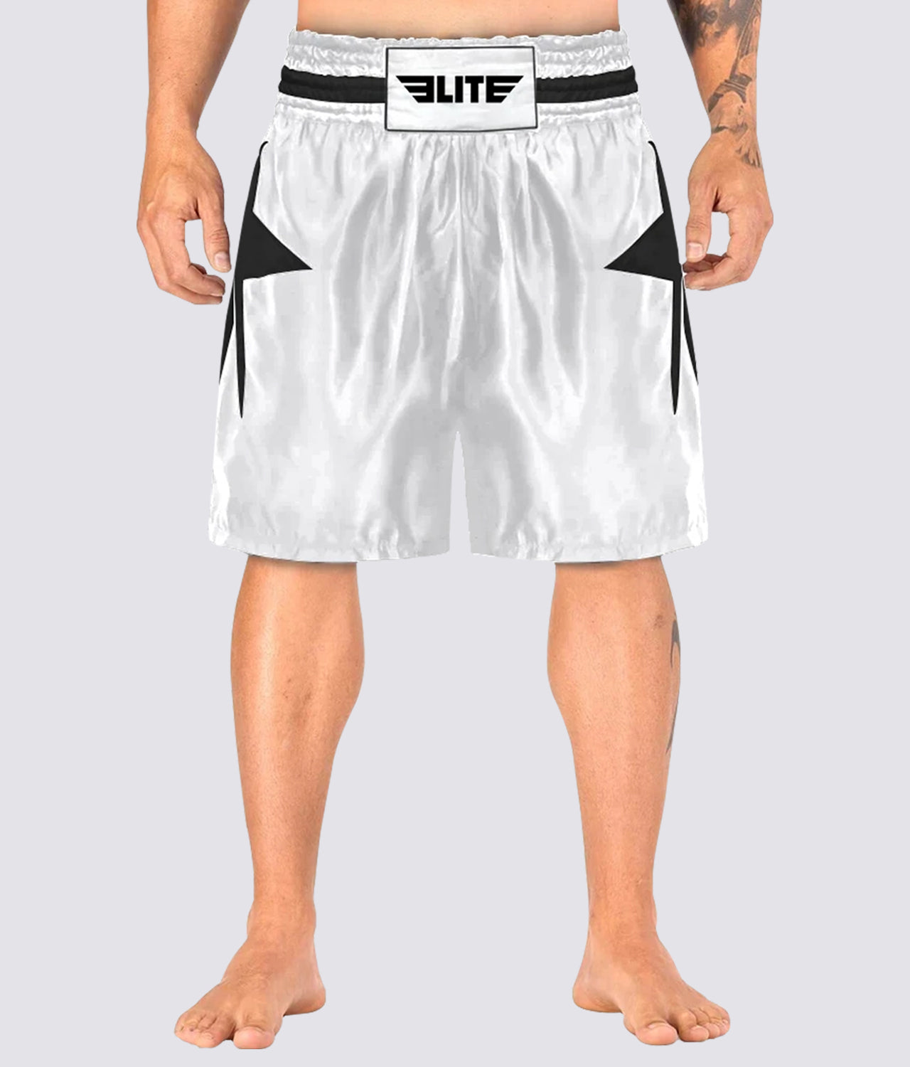 Adults' Star White/Black Boxing Shorts