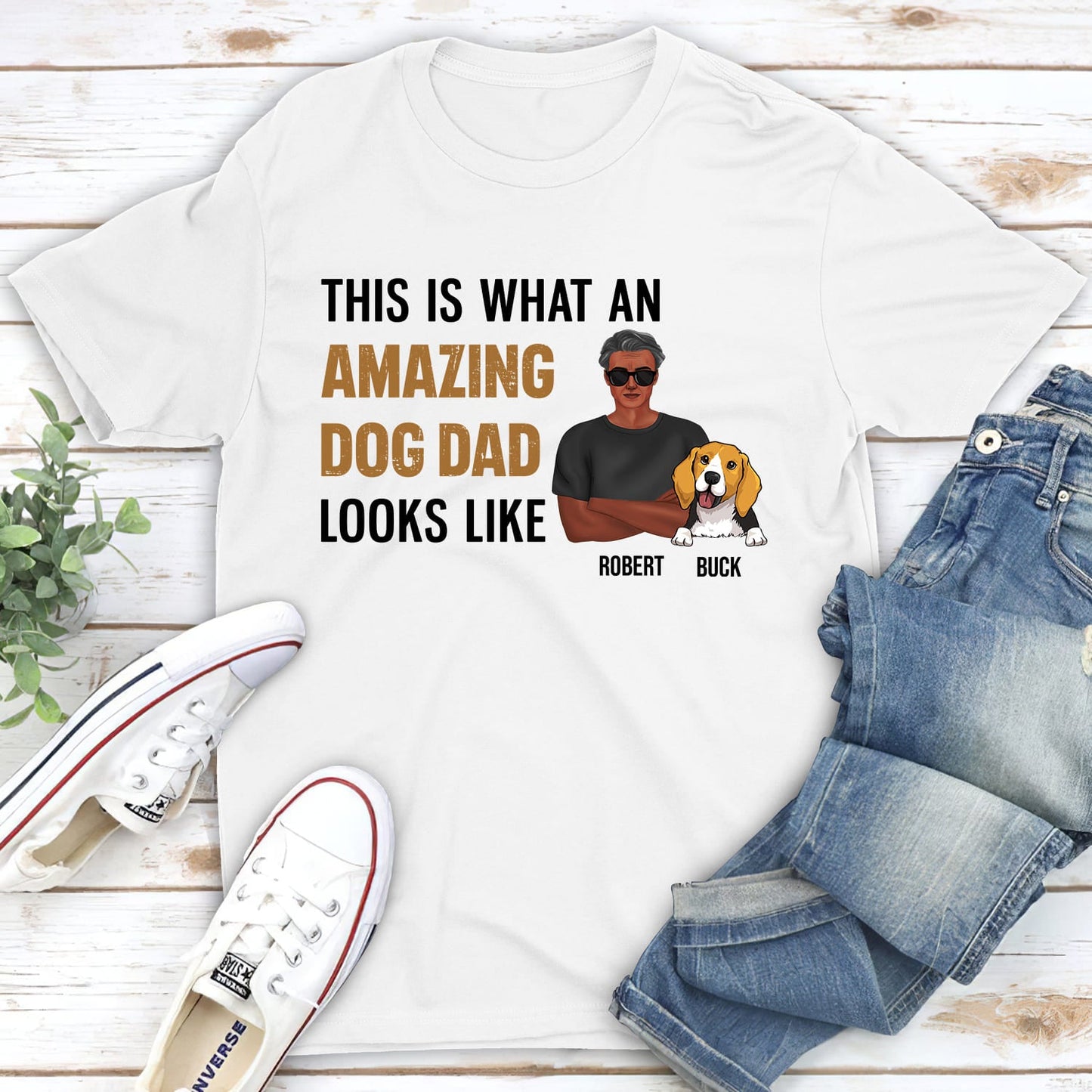Amazing Dad - Personalized Custom Unisex T-shirt